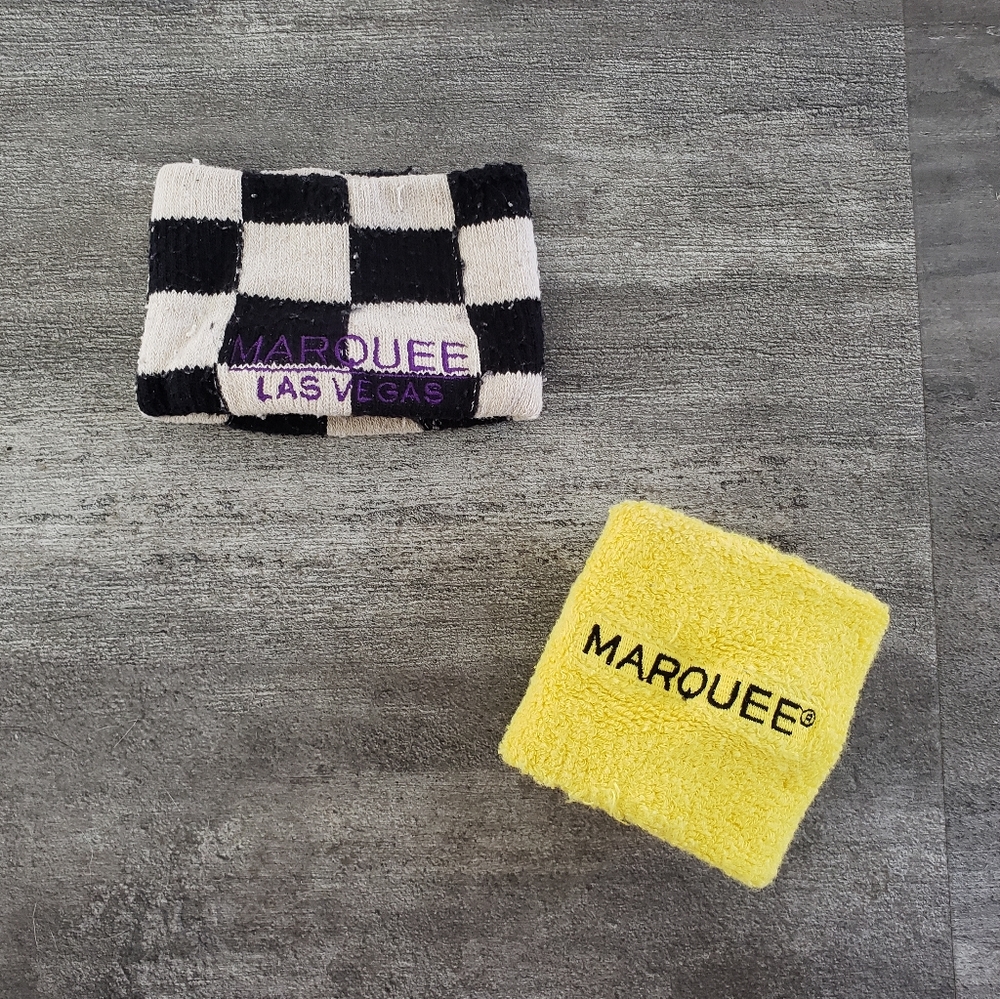Black Yellow Marquee Kaskade Sweatband